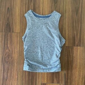 Lululemon All It Takes Ruched Tank – Heather Grey – Women’s Size S